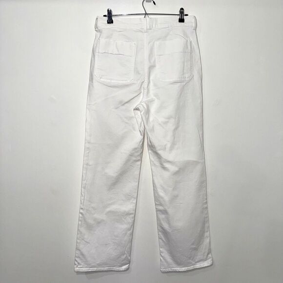J. Crew Sailor Slim Wide Leg Jean - White 29T - Picture 4 of 10